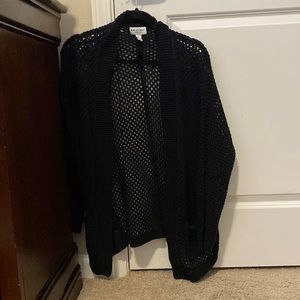 Black cardigan